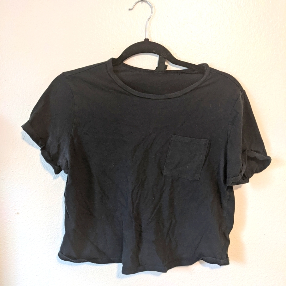 Black Crop Top